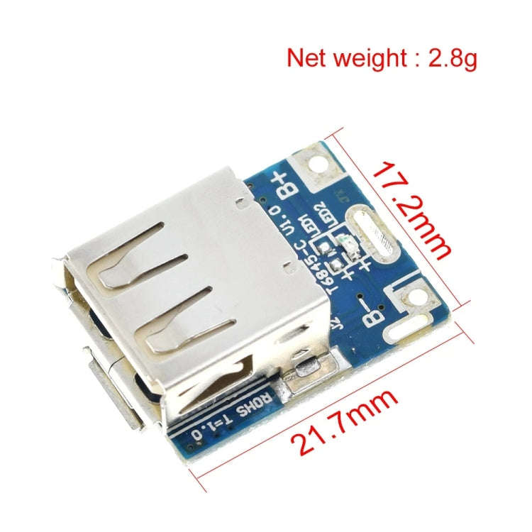 4pcs 5V Boost Converter Step-Up Power Module Lithium Battery Charging Protection Board LED Displa...