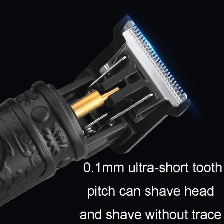 Household Haircutting Tools Electrical Haircut Pusher, Style: Dragon And Phoenix(Black)