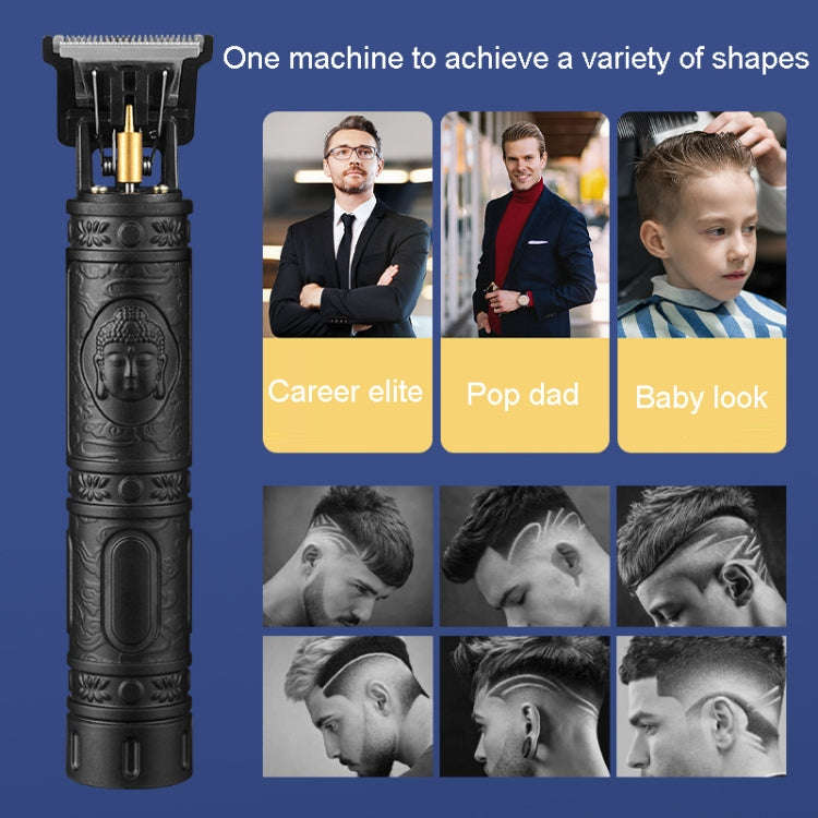 Household Haircutting Tools Electrical Haircut Pusher, Style: Buddhas Head(Gold)
