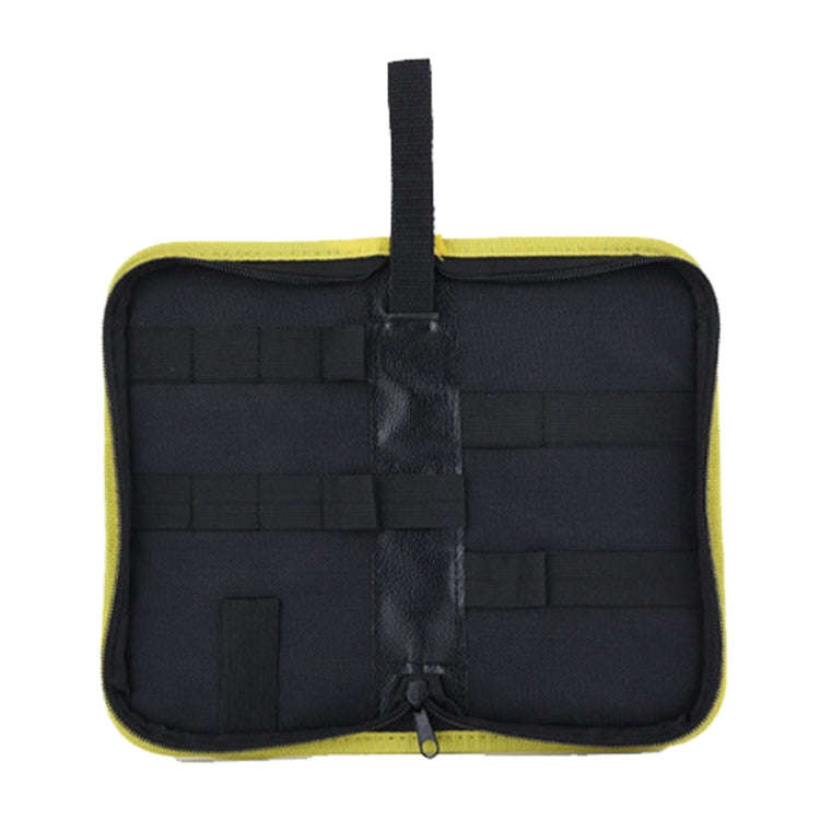 24.5 x 12 x 5cm Soldering Iron Oxford Cloth Tool Bag Electronic Accessories Tool Bag(Middle Yellow)