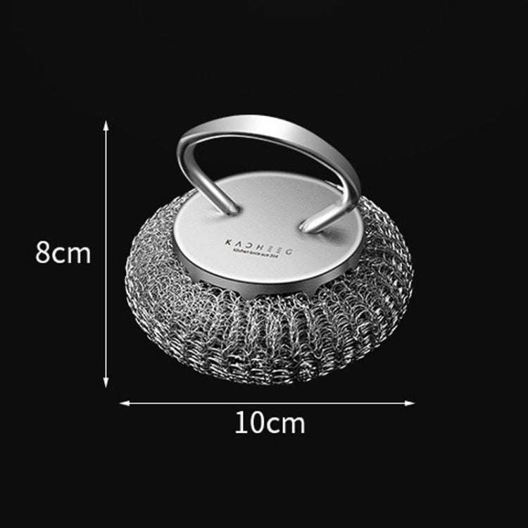 Kacheeg 304 Stainless Steel Pot Brush Kitchen Cleaning And Dishwashing Tools, Style: Handle Model