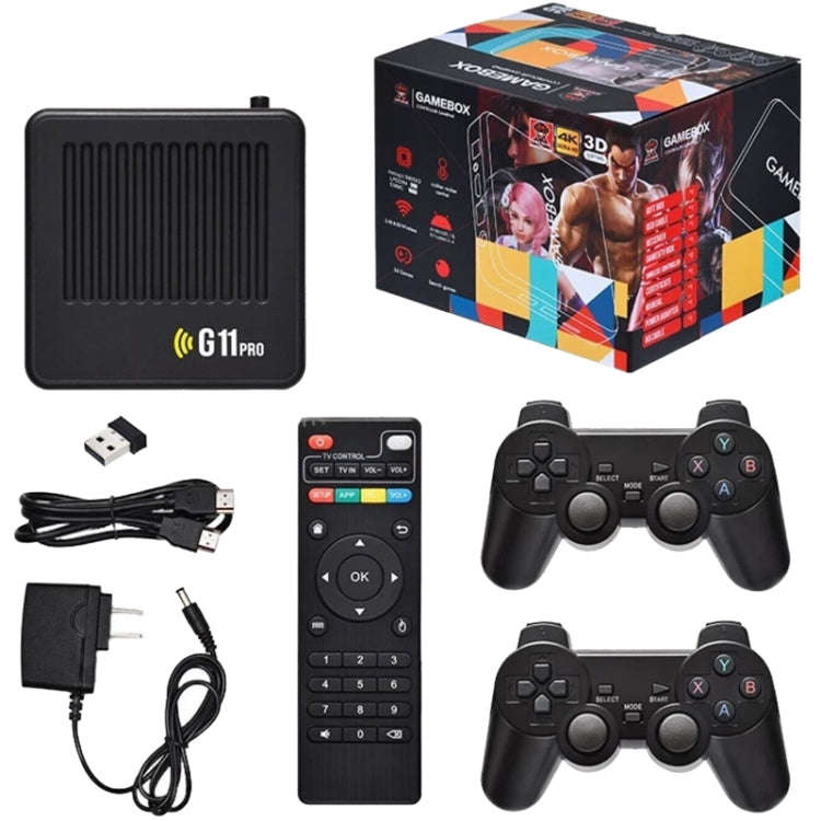 G11 PRO Game Machine TV Box Dual System HDMI HD 4K Retro Arcade, Style: 64G 30,000+ Games