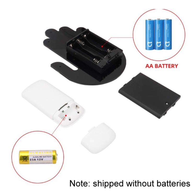 Vehicle-Mounted Multifunctional Warning Anti-Rear Collision Gesture Light(Mens Black)