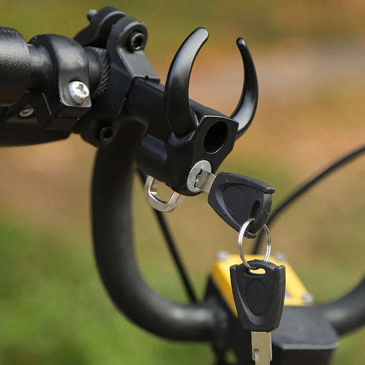 Bullhead Helmet Lock Hooks Front Universal No-Punch Motorcycle Bike Storage Hook(Black)