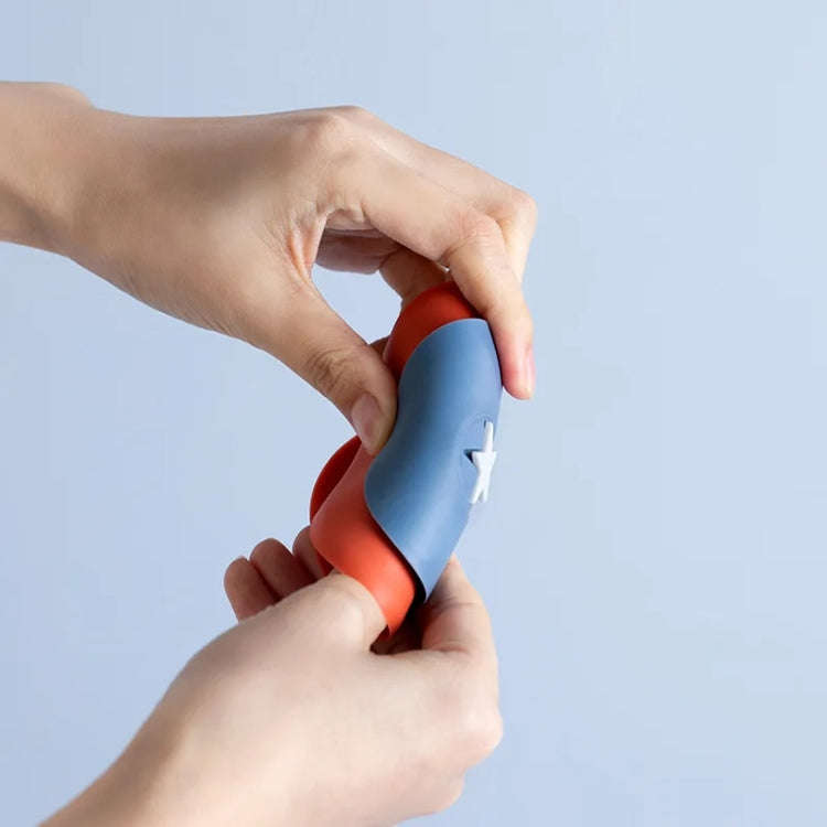 Push Switch Kitchen Sink Filter Deodorizer Cover(Blue Red)
