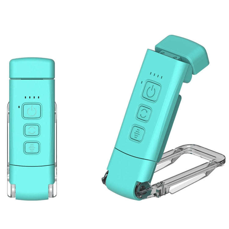 USB Charging Portable Detachable Reading Clip Light Rotatable Eye Protection Mini LED Lamp(Blue)