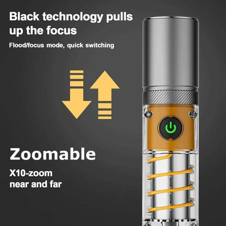 X10  White Laser Outdoor LED Flashlight Multi-Functional Camping Lighting Flashlight Portable Rec...