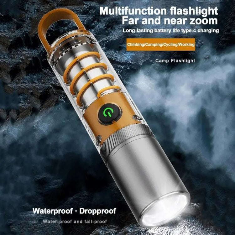 X10  White Laser Outdoor LED Flashlight Multi-Functional Camping Lighting Flashlight Portable Rec...