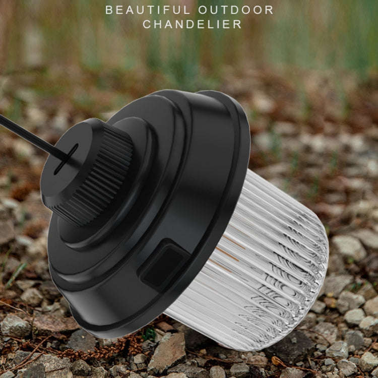 Outdoor LED Camping Light Canopy Hanging Lamp Portable Camping Tent Lights, Style: Battery Model ...