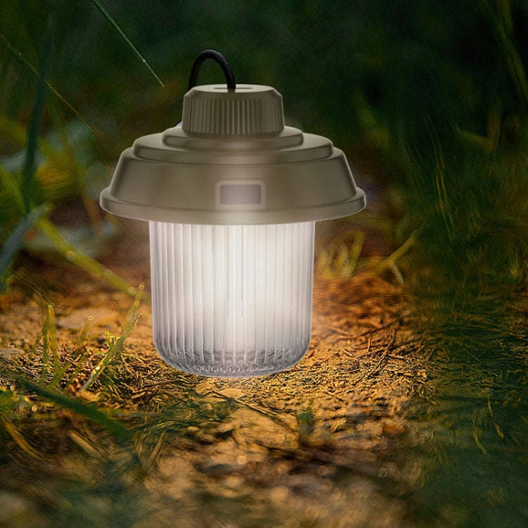 Outdoor LED Camping Light Canopy Hanging Lamp Portable Camping Tent Lights, Style: Battery Model ...