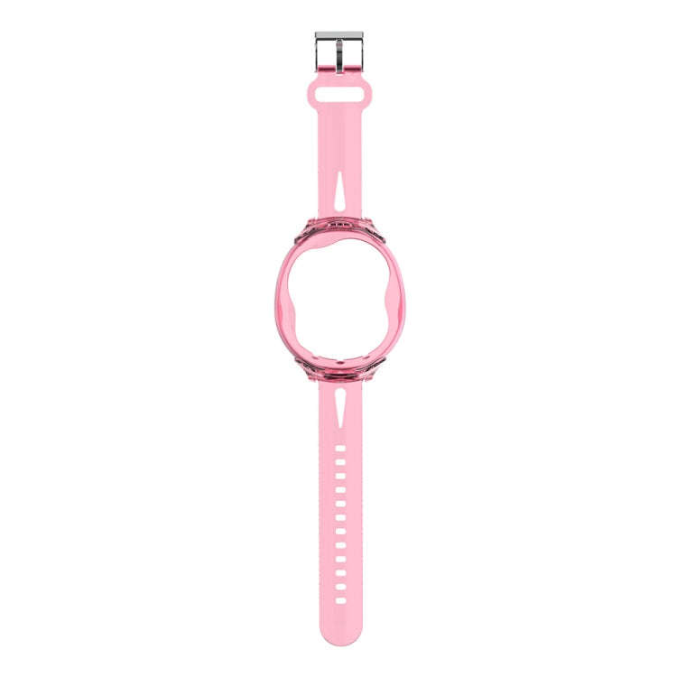 For Tamagotchi UNI (2023) Pet Game Machine Silicone Integrated Watch Strap Protective Case(Transp...