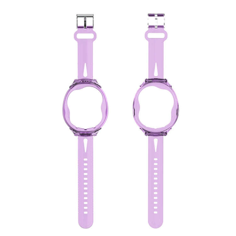 For Tamagotchi UNI (2023) Pet Game Machine Silicone Integrated Watch Strap Protective Case(Transp...