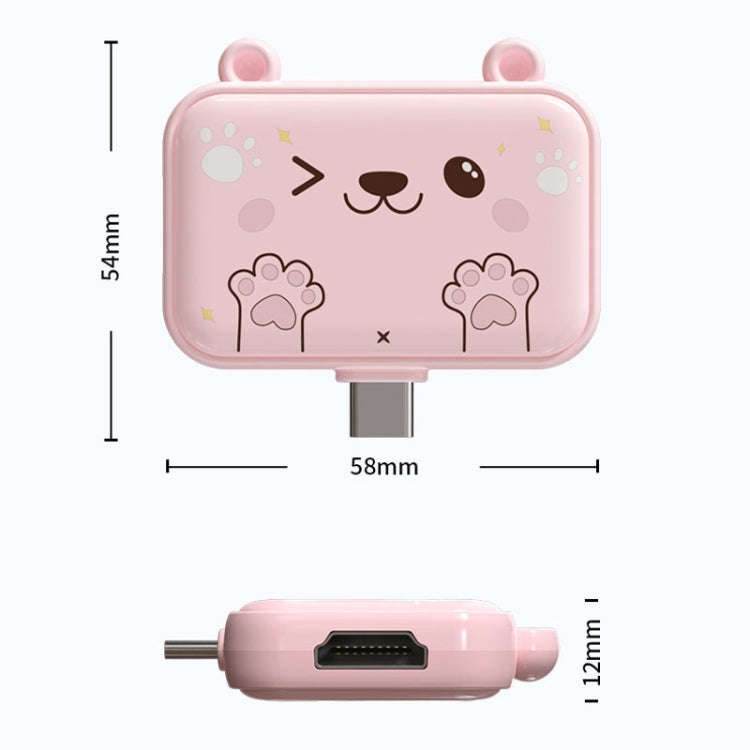 3 In 1 Type-C Docking Station USB Hub For iPad / Phone Docking Station, Port: 3C USB3.0+USB2.0 x ...