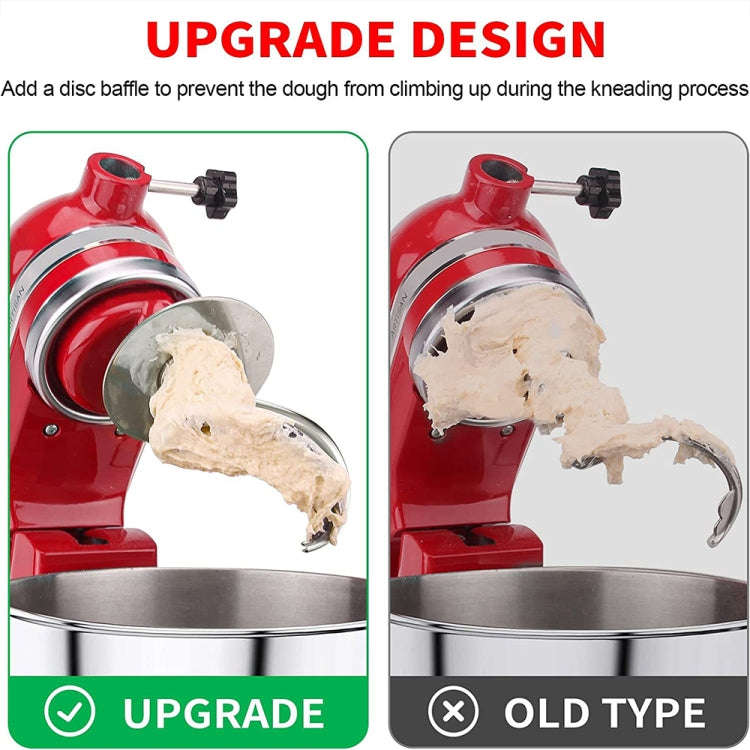 For KitchenAid Stand Mixer 4.5-5QT Stainless Steel Dough Hook Kitchen Machine Accessories