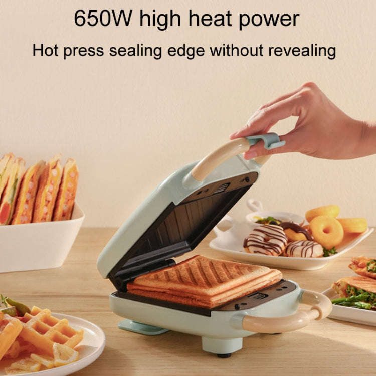 6 In 1 YIDPU Multifunctional Family Breakfast Maker Light Diet Sandwich Waffle Baker, CN Plug(Pink)