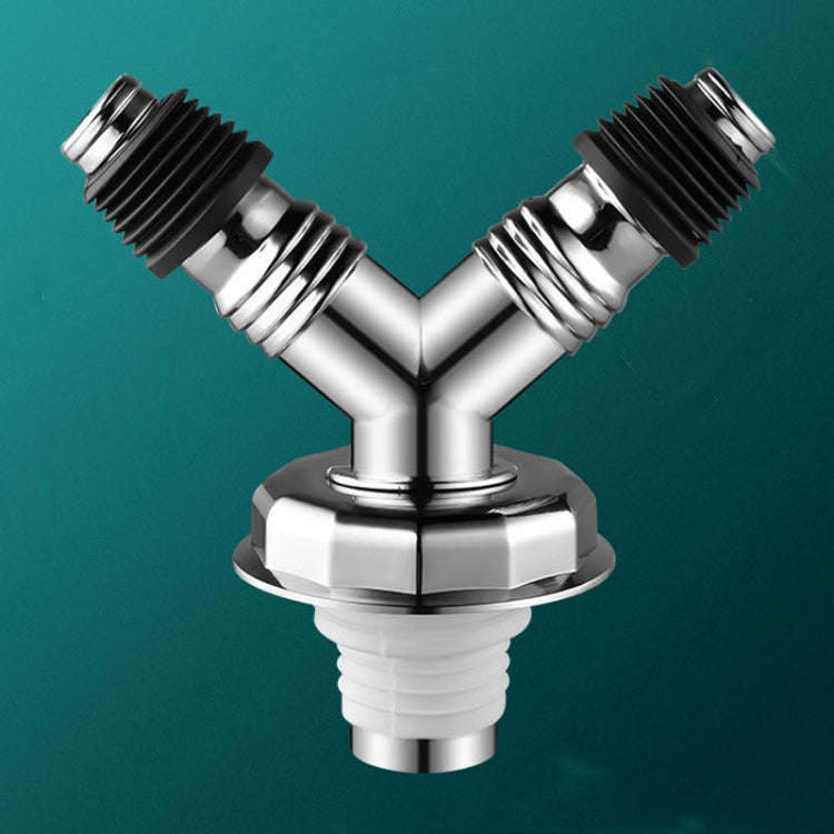 Y-shape Washing Machine Floor Drain Joint Pipe Connector, Spec: C4
