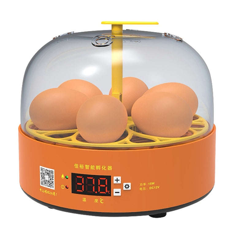 6-Eggs Small Household Experimental Children Smart Chicken Incubators, Spec: Dual-electric Automa...