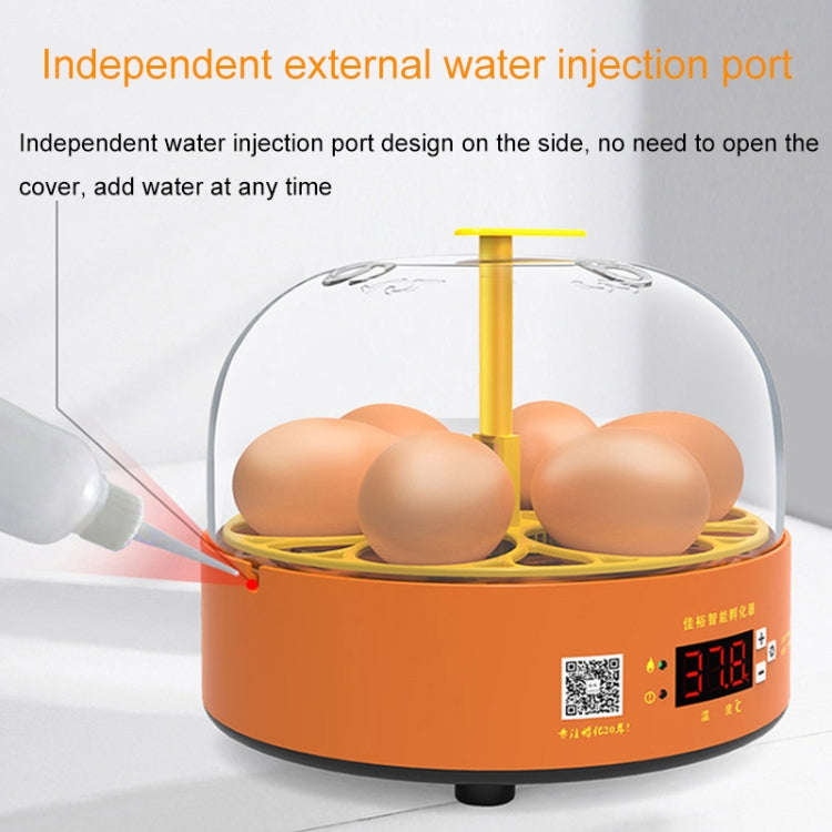 6-Eggs Small Household Experimental Children Smart Chicken Incubators, Spec: Dual-electric Automa...