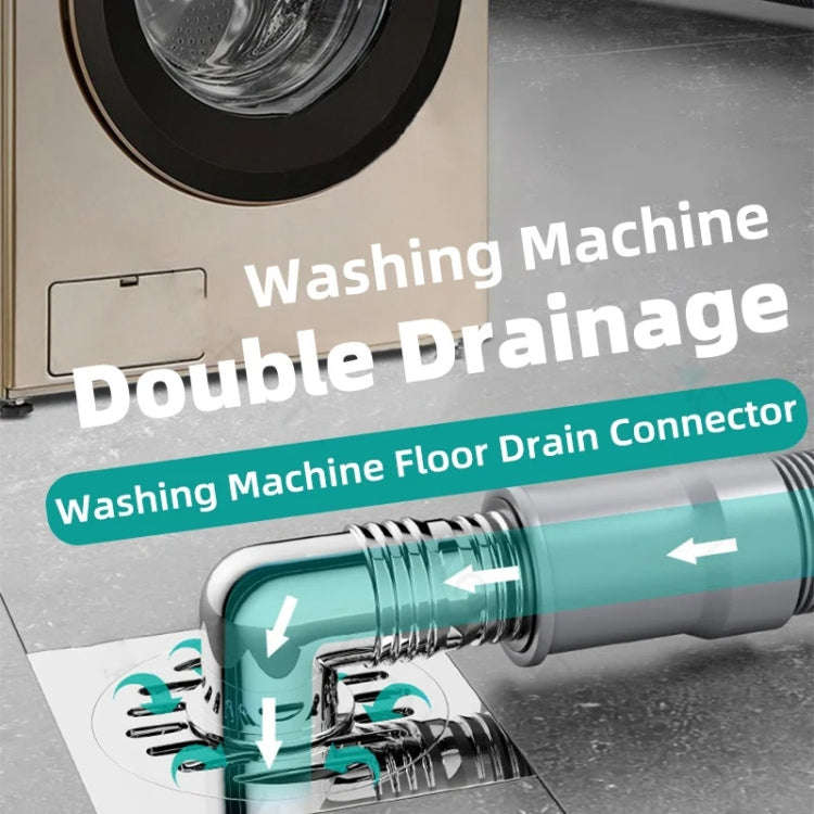 Elbow Type Washing Machine Floor Drain Joint Pipe Connector, Spec: A2