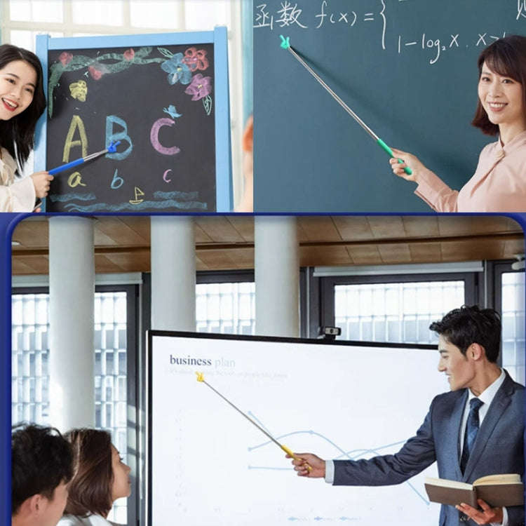 Retractable Teacher Pointer Extendable Finger Pointer Stick for School(Random Color)