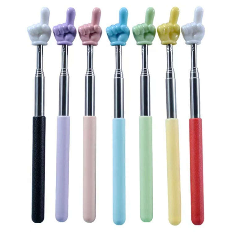 Retractable Teacher Pointer Extendable Finger Pointer Stick for School(Random Color)