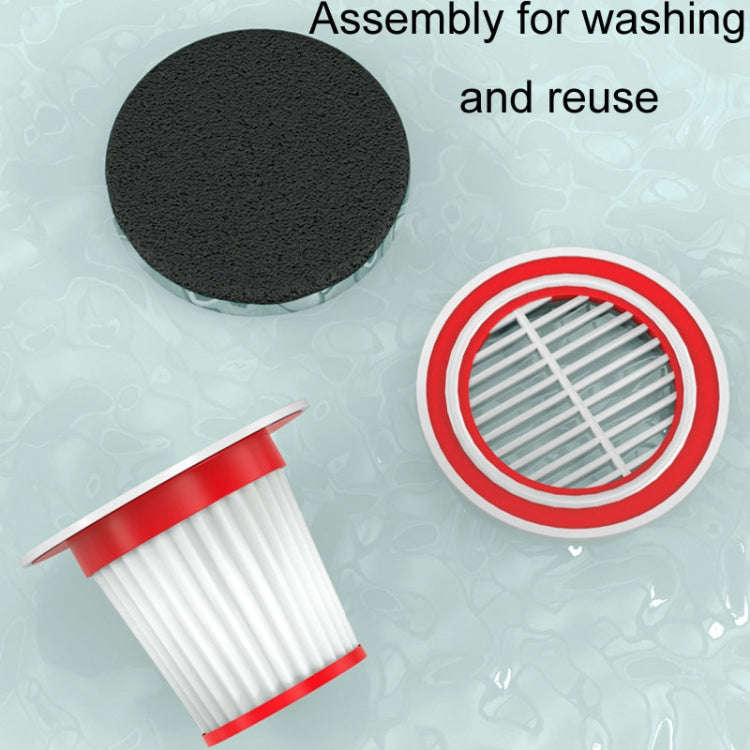 Handheld Household Vacuum Cleaner Car Small Powerful Dust Extractor, Model: Wireless High Configu...