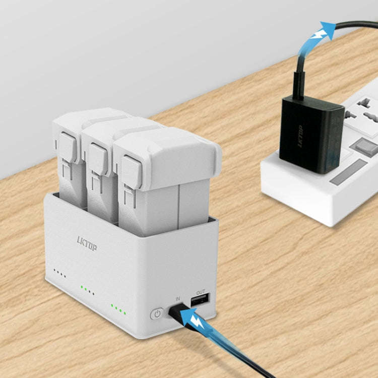 For DJI Mini 4 Pro / Mini 3 Pro Drone LKTOP 37W Two Way Charging Hub