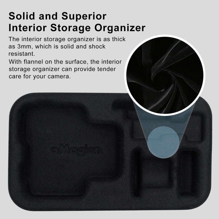 For Insta360 Ace / Ace Pro aMagisn Small Organizer Bag Sports Camera Protective Accessories(Deep ...
