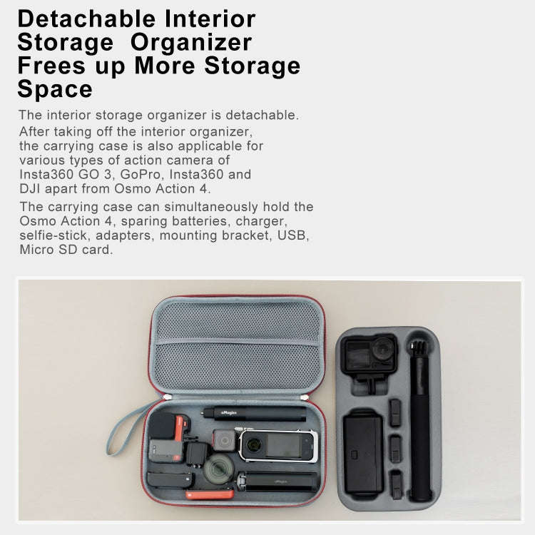 For DJI Osmo Action 4 aMagisn Medium Storage Pack Protection Movement Camera Accessories