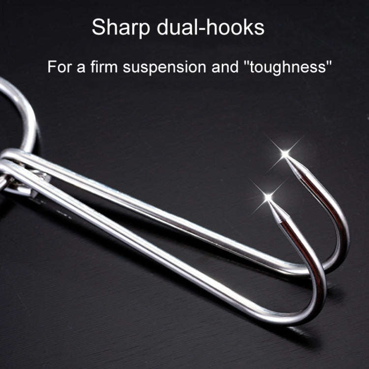 Stainless Steel Double Ring Duck Cooker Hanger Outdoor Barbecue Hanging Hook Stand, Specs: 6 Cent...
