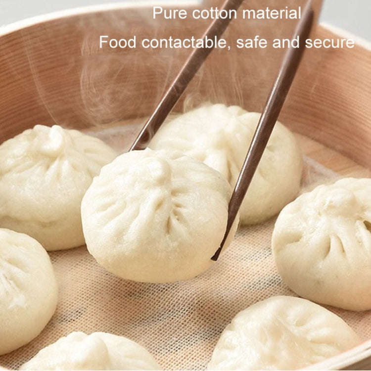10pcs /Pack 28cm Thickened Non-stick Steamer Cloth Buns Cotton Gauze Matting Cloth(Encrypted)