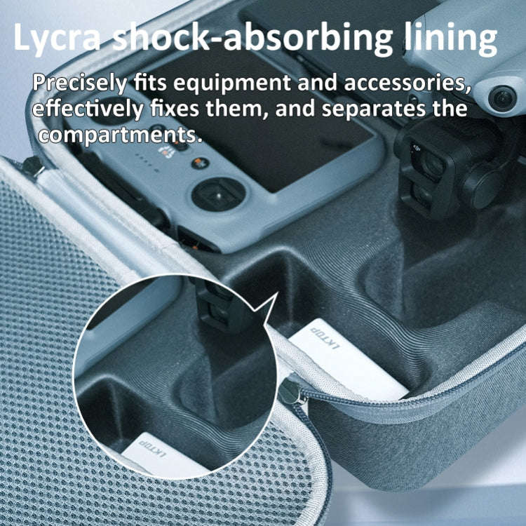 For DJI MAVIC AIR 3 LKTOP Carrying Case Waterproof Shoulder Bag Handbag, Spec: PU Material