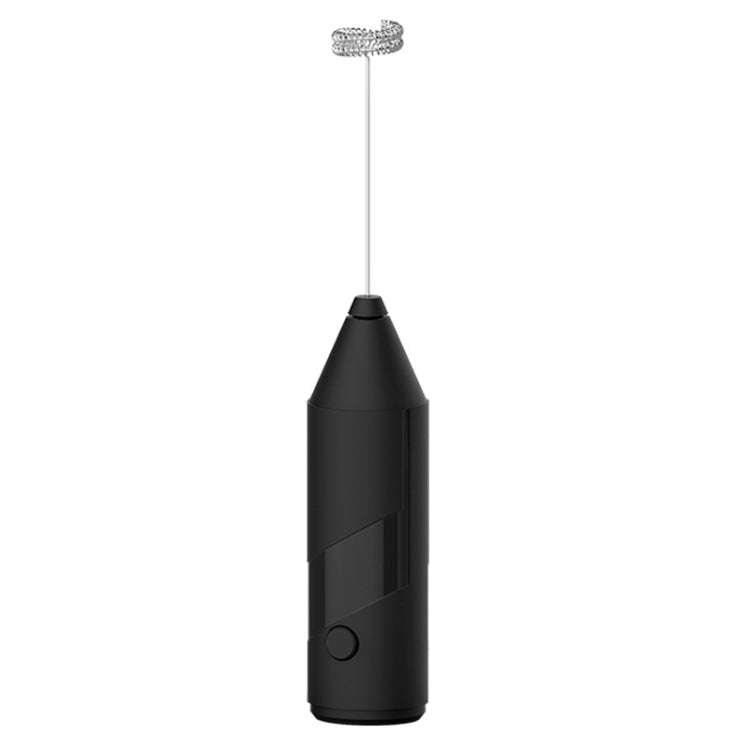 Mini Electric Handheld Milk Frother Cream Stirrer(Black)