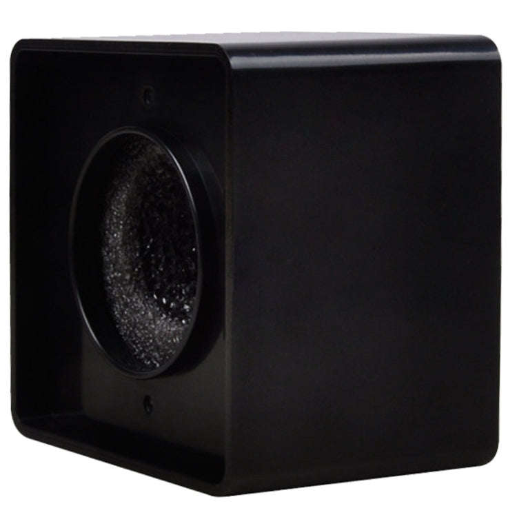 Interview Microphone Logo Flag Station, Spec: Square Black