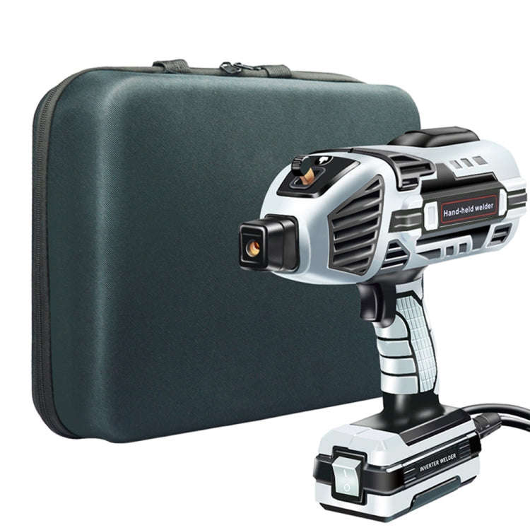 Handheld Welding Machine Home Small Portable Inverter Welder(Gray EU Plug 220V)