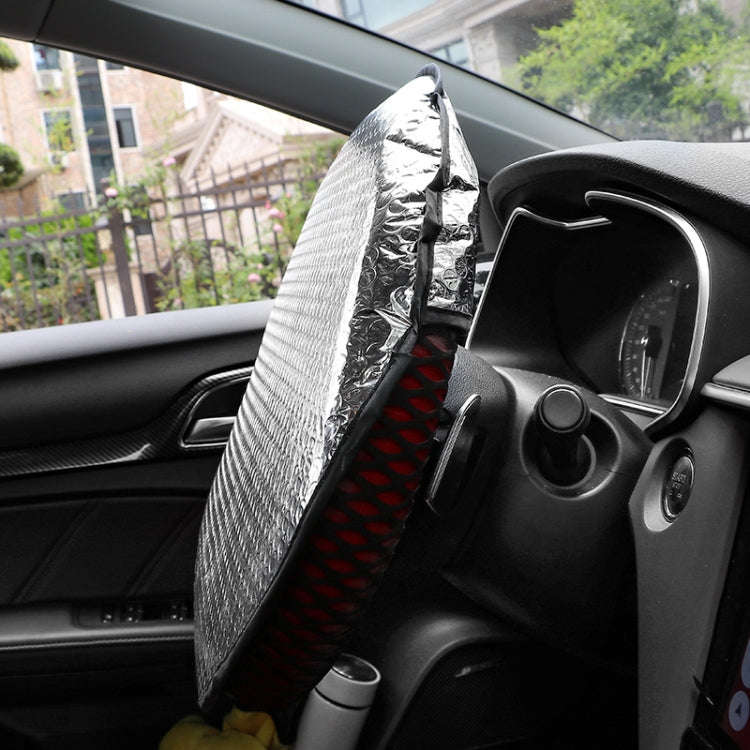 40cm Car Steering Wheel Cooling Insulating Aluminum Foil Sunshade