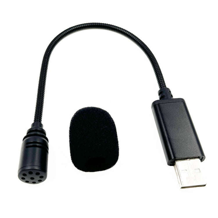 4.0x255mm USB Direct Plug Computer Live Video Conference Microphone