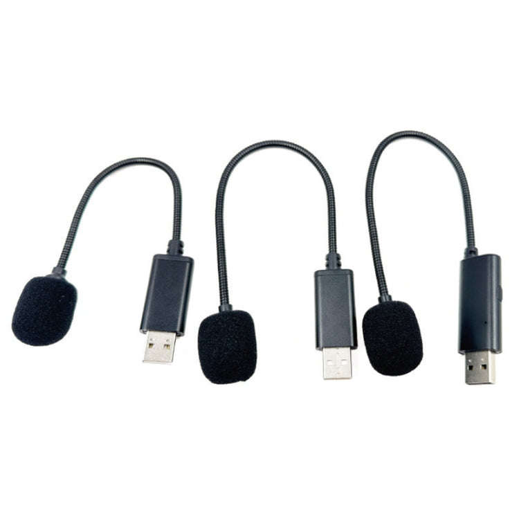 4.0x205mm USB Direct Plug Computer Live Video Conference Microphone