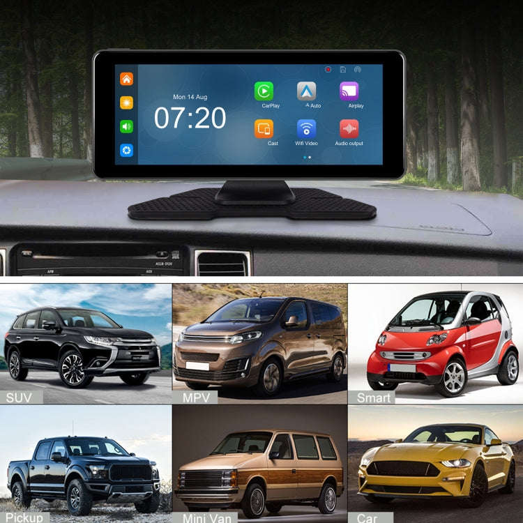 6.86 Inch 4KDVR Smart Screen Player, Specification: Standard+64G Memory Card