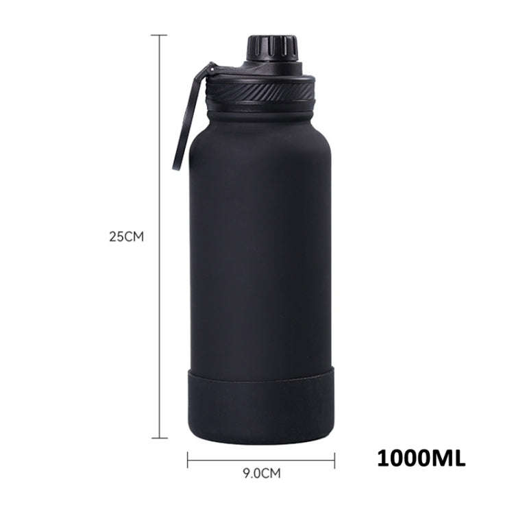 1200ml Sports Bottle With Phone Magnetic Holder Stainless Steel Thermos Cup