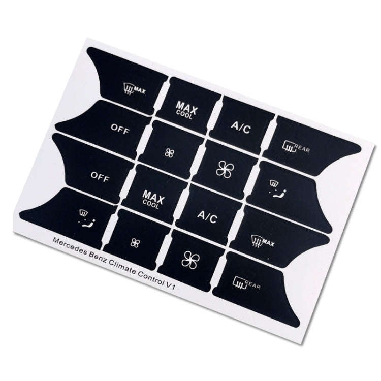 For Mercedes-Benz CLS/C218/SLK/W172/W204/GLK Air Conditioning Button Repair Sticker(Style 1)