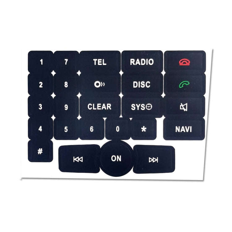 For Mercedes-Benz CLS/C218/SLK/W172/W204/GLK Air Conditioning Button Repair Sticker(Style 1)