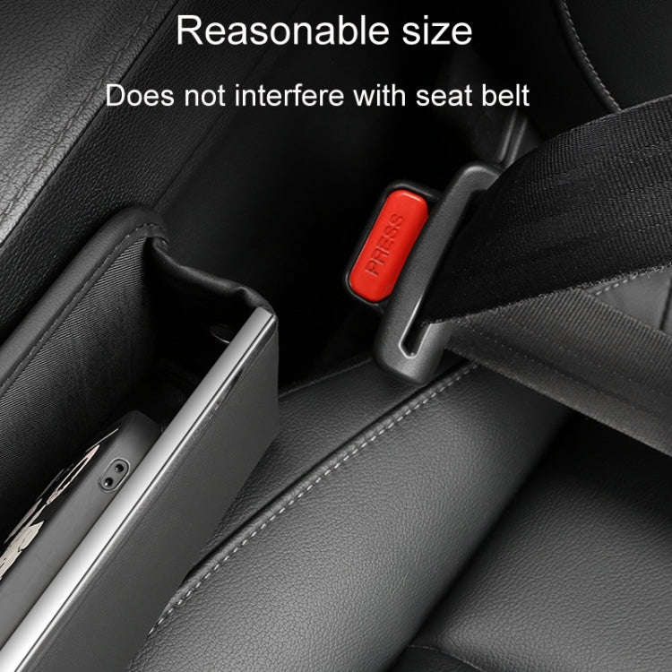 Automotive Seat Clamp Seam Organizer Car Decoration Storage Bag(Red)