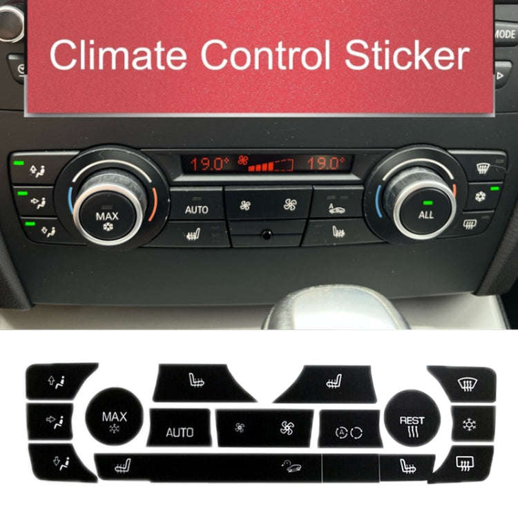 For BMW E90/E91/E92/330I 2006-2011 Air Conditioning Panel Button Repair Sticker