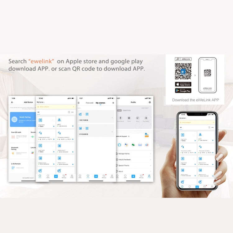 Ewelink Whole House Smart Home ZigBee Wireless Gateway with SONOFF Gateway Devices(EV-WG-2)