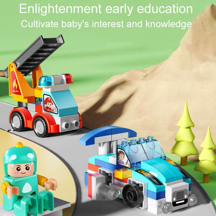 172pcs /Box Variable Robot Car Building Block Toys Children Educational Assembling Toys