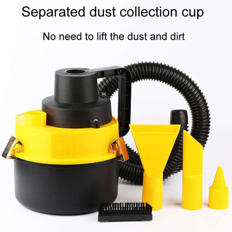 Vehicle Vacuum Cleaner For Wet And Dry Use Large Round Tub Car Cleaning Tool, Style: 12V Car Model