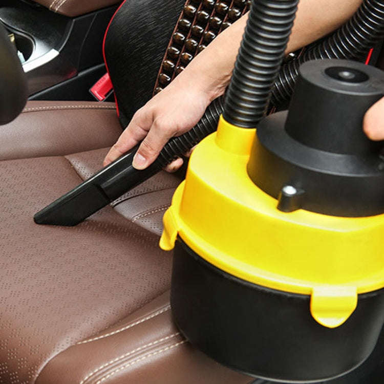 Vehicle Vacuum Cleaner For Wet And Dry Use Large Round Tub Car Cleaning Tool, Style: 12V Car Model