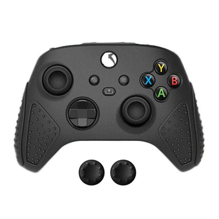 For XBOX Series S / X Gamepad Non-Slip Silicone Protective Case(Black)