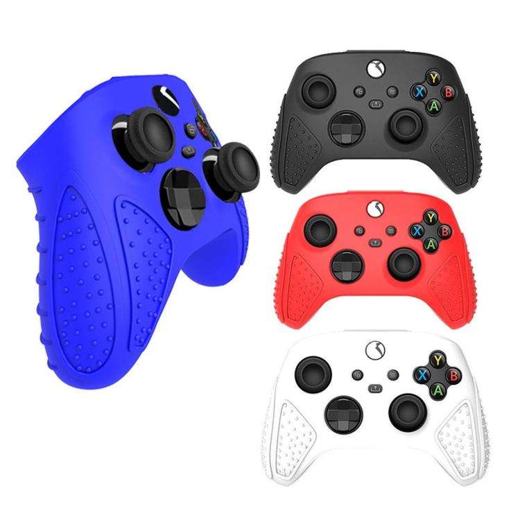 For XBOX Series S / X Gamepad Non-Slip Silicone Protective Case(Blue)